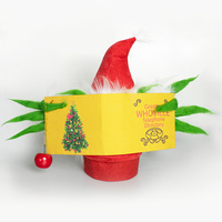 Décoration de Noël créative en peluche Grinch vert monstre fabriqué en Chine pour la décoration de la maison, ornement en tissu pour le sommet de l'arbre de Noël