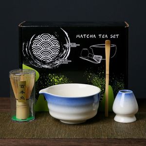 Premium Quality Japandi Design Eco-Friendly Ceramic Customizable Matcha Whisk and Bowl Set With High Capacity - Product Image 4