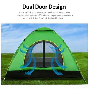 Carpa de Camping Familiar Coleman <span class=keywords><strong>Sundome</strong></span> para 4 Personas, de Poliéster, con Apertura Automática Rápida, de Alta Calidad, para las Cuatro Estaciones - Product Image 2