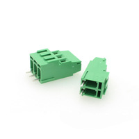 Bloc de bornes à vis en laiton PA66 pour PCB, pas de 5,08 mm, 300 V, 10 A