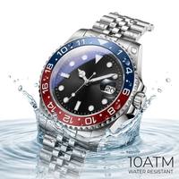 Montres mécaniques de plongée pour hommes à mouvement automatique japonais avec verre saphir, personnalisables avec logo, faible MOQ, vente chaude, OEM