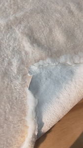 Premium <strong>Curly</strong> Shearling Sheepskin <strong>Fur</strong> Lining Custom Color <strong>Curly</strong> <strong>Lamb</strong> Skin for Jacket Boot Hat Accessory - Product Image 4