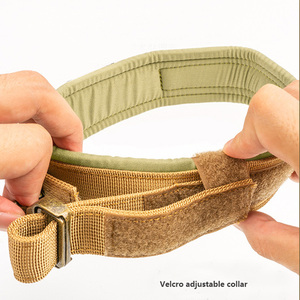 Collier et laisse à boucle métallique pour gros chiens, entraînement tactique et épais, vente en gros - Product Image 5