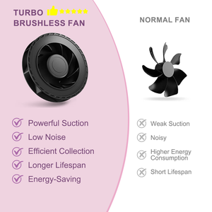 Coletor de Pó de Unha a Vácuo OEM/ODM com Limpador e Potente Sucção com Turbo Ventilador para Mesa de Manicure - Product Image 3