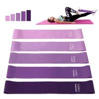 Bandas Elásticas de Resistencia de Látex para Fitness con Logotipo Personalizado, para Entrenamiento, Ejercicio, Gimnasio y Fortalecimiento