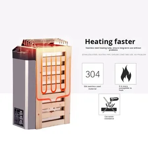 Mini <span class=keywords><strong>Sauna</strong></span> Isıtıcı Ev Kullanımı Masif Ahşap Küçük Terleme Buhar Makinesi Isıtma Ekipmanları Kuru <span class=keywords><strong>Sauna</strong></span> Odası Aksesuarları Sağlık Masajı - Product Image 4