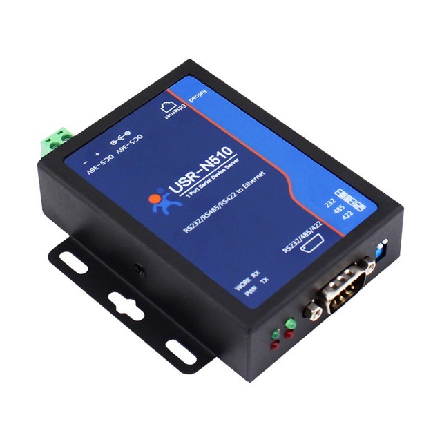 USR-N510 Industrial Modbus Ethernet Converter Serial to TCP IP Server with RS232 RS485 RS422