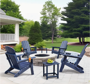 Fauteuils de patio 2025 Offre Spéciale Chaises Adirondack pliantes en HDPE semi-assemblées pour la piscine de <span class=keywords><strong>jardin</strong></span> - Product Image 1