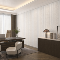 Tissu mural Jacquard en polyester enduit de PVC, papier peint décoratif, revêtement mural intérieur pour hôtel, villa, salon