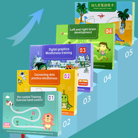 Juguetes de aprendizaje para niños en edad preescolar, kits de aprendizaje, cuaderno de ejercicios con bolígrafo borrable, entrenamiento de control del lápiz, juguetes de aprendizaje Montessori para niños