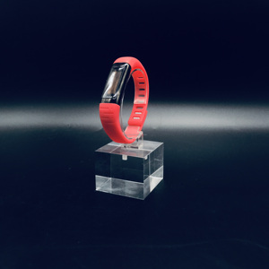 Soporte de exhibición de relojes de acrílico, estante de esquina moderno transparente para tienda minorista, 4x4x16,2 cm, duradero, fácil montaje, vertical - Product Image 1