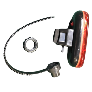 Feu arrière de vélo portable rechargeable par USB Feu de sécurité arrière de vélo à 5 LED avec mode flash <span class=keywords><strong>Accessoire</strong></span> de conduite de nuit étanche - Product Image 4