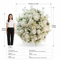 Offre Spéciale : Grand Arrangement Floral Artificiel Dusk Charm (50cm, 60cm, 70cm, 80cm) pour Centre de Table de Mariage