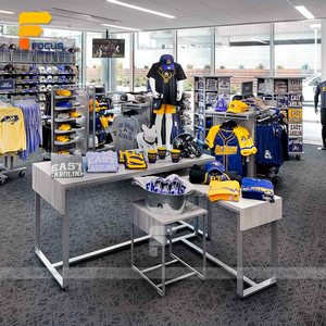 Đại học thể thao trang phục Hiển thị lịch thi đấu tùy chỉnh trường thể thao cửa hàng đồ nội thất quần áo giá bán lẻ tường hiển thị đứng - Product Image 2