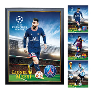Échantillons Gratuits Populaires Affiches 3D à Effet <span class=keywords><strong>de</strong></span> Mouvement <span class=keywords><strong>de</strong></span> Stars du Sport avec Cadre Photo Faible MOQ Affiches Lenticulaires 3D à Effet <span class=keywords><strong>de</strong></span> Mouvement avec Sacs Gratuits - Product Image 1