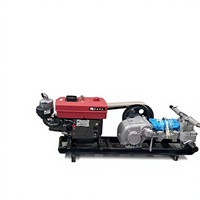 Pompe à boue de forage en acier BW160 à piston unique avec alimentation diesel/hydraulique/électrique pour le forage de puits d'eau et géologique