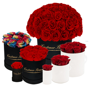 Customized Hight Quality Dreamy Long-live Lasting Preserved Roses Infinity Forever Flowers Everlasting Preserved Flower Gift Box