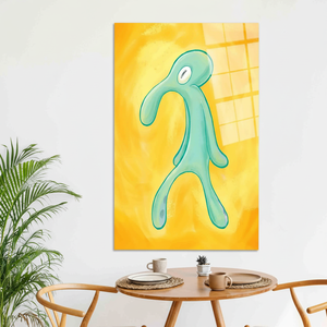 Elegant Squidward <b>Canvas</b> Print: Bold & Brash <b>Wall</b> <b>Art</b>,TEMPERED GLASS <b>ART</b> - Product Image 3