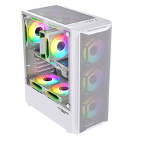 LOVINGCOOL Nouveau Style Full Towers Desktop Cover ATX CPU RGB Computer Case PC Gaming Chassis Table Glass New Style PC Case Towers