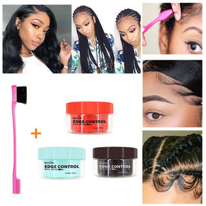 Crème gel coiffante pour cheveux super lisse et tenue maximale, contrôle des bords des cheveux, longue durée, imperméable, huile pour cheveux, cire, <span class=keywords><strong>coiffure</strong></span> pour filles noires, 80 ml - Product Image 2