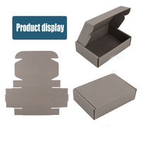 Cajas de Envío con Logotipo Personalizado, Cajas de Cartón Corrugado Gris Medianas, Caja de Cartón para Envíos Pequeños, Cajas de Regalo para Almacenamiento y Envío