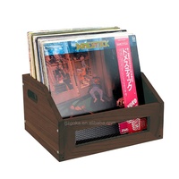 Outil de stockage de disques multifonctionnel de vente chaude-Panier d'affichage de disques vinyle avec matériaux respectueux de l'environnement
