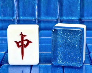 Juego de Mahjong Americano de Acrílico Grabado de 2 Capas para Regalos Personalizados, Se Acepta Personalización - Product Image 1