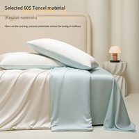 Juego de Ropa de Cama de Seda de Hielo Ultra Suave y Transpirable, Ligero para el Verano