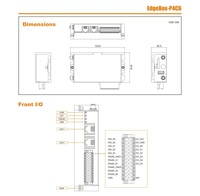 EdgeBox-P4C6 PLC Industrial de Alto Rendimiento con Wi-Fi 6/5 ESP32, Monitoreo Remoto y 4 LED para Control Industrial
