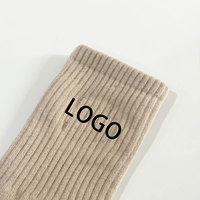 Chaussettes de yoga et de Pilates antidérapantes avec logo personnalisé, votre propre design, chaussettes de sport pour femmes, pour Pilates et yoga