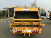 Camion compacteur à rouleaux diesel CLW 4x2 3 tonnes 5 tonnes, boîte de vitesses manuelle, moteur, véhicule de transport de déchets, bras de levage à crochet, Euro 2