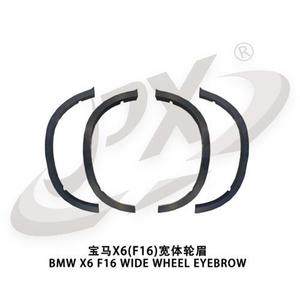 Bmw X6 F16 Fender Flare Wide Body Kit Polished Finish Complete Set For 2015 2018 <b>Model</b> - Product Image 2