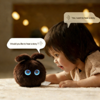 Robot di Peluche CuriPal AI con ChatGPT, Ciondolo e Ornamento Decorativo, Compagno Intelligente Multilingue per Bambini