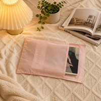 Pochette en coton avec rabat et nœud en ruban, sac d'emballage multi-usages pour cadeaux, vêtements, bijoux, cosmétiques, rangement