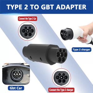 นิว วูเฟน บี #   อะแดปเตอร์ Type2-X กำลังสูง ชนิด Type 2 เป็น GB/T/J1772 32A 22KW หัวต่อสำหรับชาร์จรถยนต์ไฟฟ้า - Product Image 1