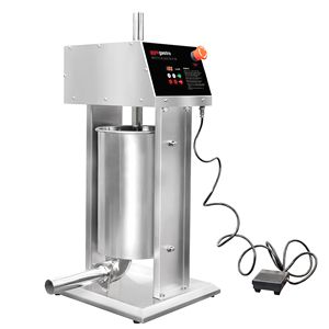 Machine à saucisses et à churros électrique GGM Gastro - 15 litres - 90 watts - Acier inoxydable - incl. 4 Embouteilleuses à saucisses & 3 - Product Image 3