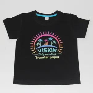 Impresión térmica láser sin cortar papel de transferencia térmica para camisetas con impresora