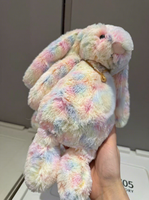 Peluche Lapin Lazulia de la Série Bashful de Jellycotts, Jouet en Peluche Doux, Poupée Lapin Rembourrée, Peluche Animale Kawaii pour Enfants