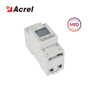 Acrel ADL200 80A Entrée directe Chargeur EV Jumelé Compteur d'énergie monophasé MID - Product Image 1