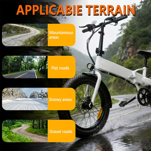 Vélo électrique pliable 20 pouces avec moteur 720W, vitesse 25 MPH, batterie amovible 48V, autonomie 45 miles, pour adultes et trajets quotidiens, disponible depuis notre entrepôt local aux États-Unis. - Product Image 4