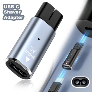 Adaptador de Carga Tipo-C de 5V para <span class=keywords><strong>Afeitadora</strong></span> 2026, Compatible <span class=keywords><strong>con</strong></span> <span class=keywords><strong>Philips</strong></span> One Blade QP2724 QP2834 QP1424 QP1924 QP4631 - Product Image 1