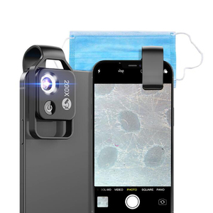Microscope universel avec zoom optique 200X, objectif LED, loupe, caméra à clip LED, diplôme, Pâques, Nouvel An chinois, Thanksgiving - Product Image 6