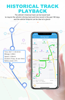Traceur GPS pour moto et voiture avec application mobile de positionnement en temps réel haute vitesse 4G, déverrouillage par application mobile, navigation GPS pour voiture