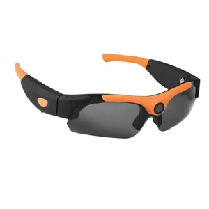OEM 2MP卡马拉防护玻璃120广角1080P高清智能运动户外视频录制眼睛太阳镜