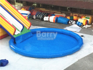 Jeux d'eau gonflables de qualité commerciale, terrain <span class=keywords><strong>aquatique</strong></span> <span class=keywords><strong>toboggan</strong></span> <span class=keywords><strong>avec</strong></span> piscine pour enfants et adultes, prix bon marché - Product Image 5