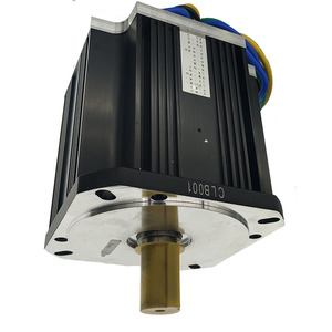 มอเตอร์เซอร์โว DC แบบไร้แปรงถ่านแม่เหล็กถาวร 48V 5000W 1500RPM 31.8Nm 260mm พร้อมเอนโค้ดเดอร์แบบ Absolute สำหรับเรือ - Product Image 5