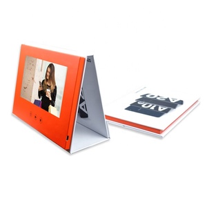 Caliente 7 pulgadas especial soporte de diseño vertical Tapa dura folleto de <span class=keywords><strong>video</strong></span> para la promoción de la marca - Product Image 2