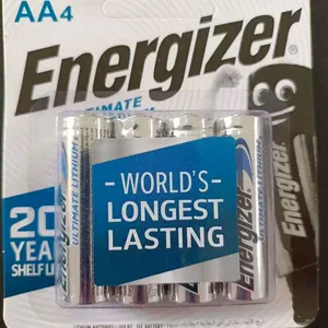 Genuine Energizer L91 Battery AA 1.5V 2500mA/4000mA 3600mAh LiFeS2 Cylindrical Primary Lithium Battery
