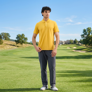 T-shirt de sport de golf pour homme, personnalisé, de haute qualité, avec logo brodé, séchage rapide, grande taille, tricoté sans couture, 100% coton - Product Image 5