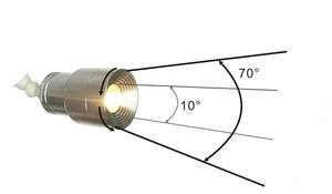 12 шт. 2 в 1 холодный + теплый белый светодиодный контактный точечный зум батарейный свет с полетным чехлом - Product Image 3